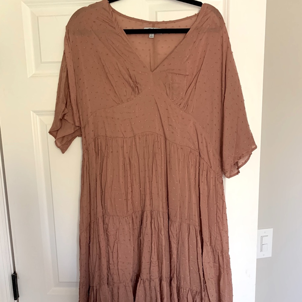 Mauve Midi Dress